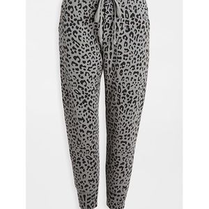 Nili Lotan Nolan pant in Cloud Grey Leopard size xs
